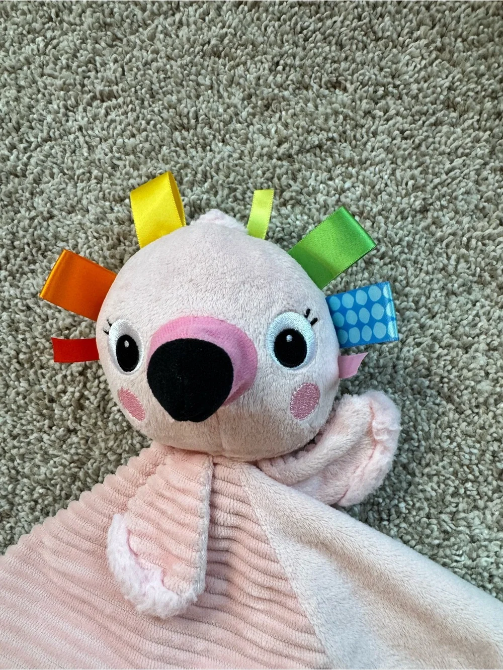 Jellycat Baby Lovey Security Blanket Lot Bunny Koala Flower Pink Green Plush